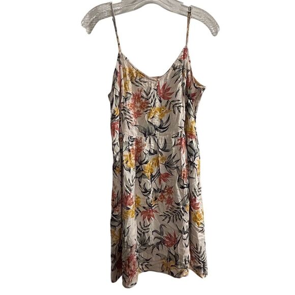 Divided Women's Size 14 Floral Spaghetti Strap Short Dress Multicolor - Picture 1 of 15